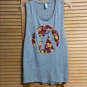 Hoodie Allen signed gray tank XL
